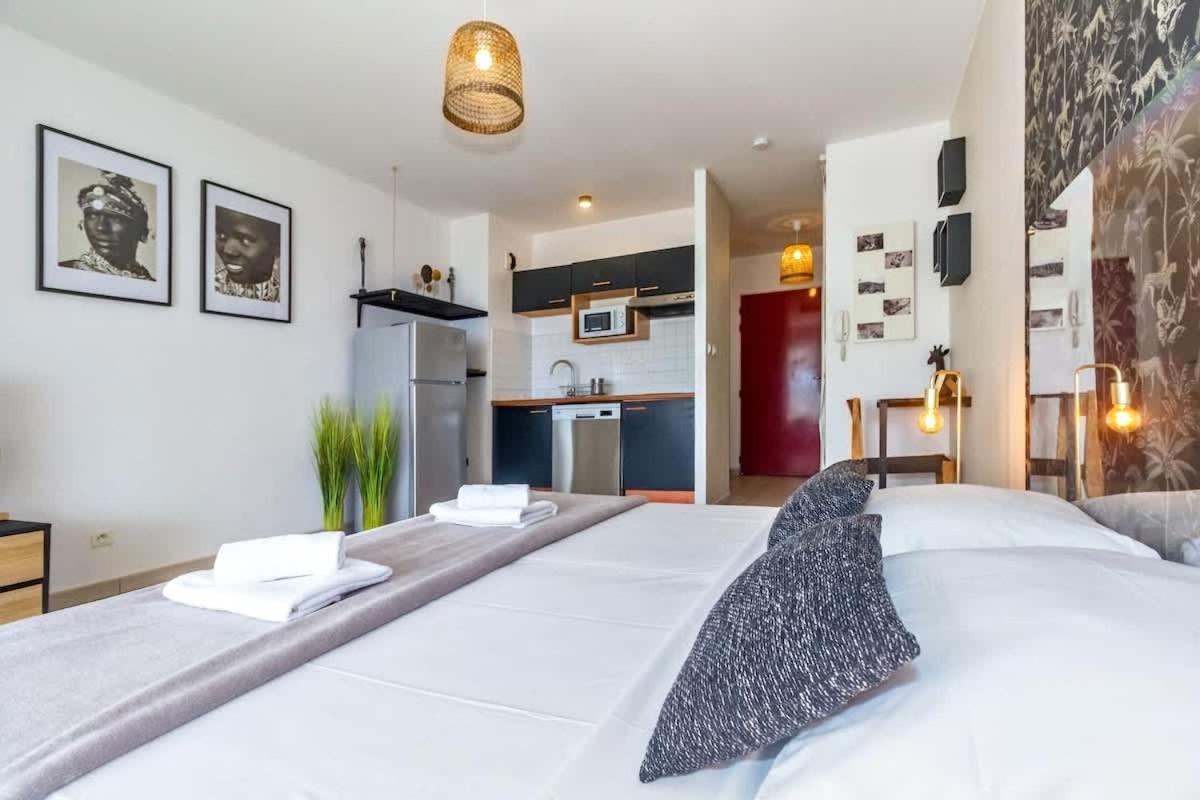 Out Of Africa - Beau Studio Avec Magnifique Vue Mer A Cap Homard - Saint-Gilles ภายนอก รูปภาพ